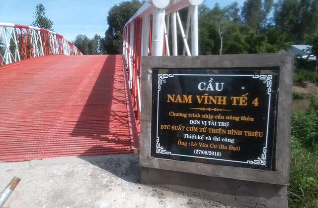Nhịp Cầu Nông Thôn Lần 1 - Cầu Nam Vĩnh Tế 4