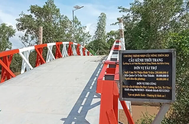 Nhịp Cầu Nông Thôn Lần 6 - Cầu Kênh Thời Trang