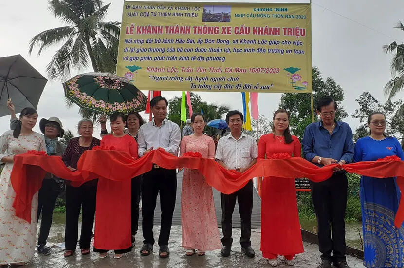Lễ Khánh Thành Thông Xe Cầu Khánh Triệu